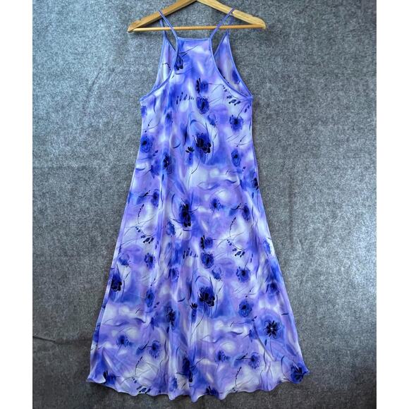 Bali Studio Slip Nightie Dress L Sheer Flowy Lightweight Fairy Romantic Whimsy - Picture 2 of 6